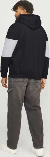 Jack & Jones LEGACY 2 Color Hoodie Black - Džemperi un džemperi ar kapuci - Džemperi - 2XL-14XL