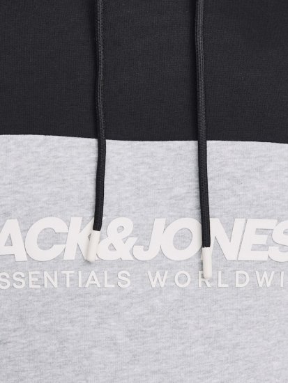 Jack & Jones LEGACY 2 Color Hoodie Black - Džemperi un džemperi ar kapuci - Džemperi - 2XL-14XL