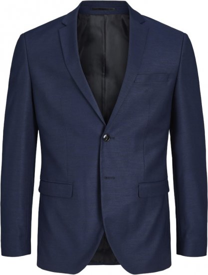 Jack & Jones SOLARIS Blazer Dark Navy - Uzvalki un žaketes - Liela izmēra uzvalki un bleizeri