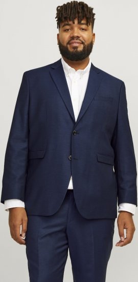 Jack & Jones SOLARIS Blazer Dark Navy - Uzvalki un žaketes - Liela izmēra uzvalki un bleizeri