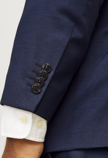 Jack & Jones SOLARIS Blazer Dark Navy - Uzvalki un žaketes - Liela izmēra uzvalki un bleizeri