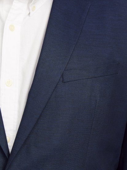 Jack & Jones SOLARIS Blazer Dark Navy - Uzvalki un žaketes - Liela izmēra uzvalki un bleizeri