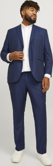 Jack & Jones SOLARIS Trousers Dark Navy - Uzvalki un žaketes - Liela izmēra uzvalki un bleizeri