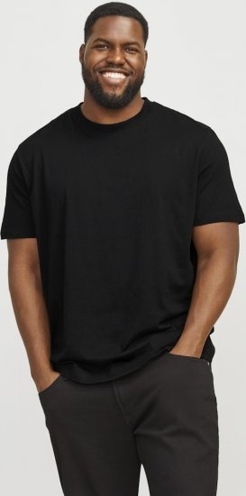 Jack & Jones JJEBRADLEY T-Shirt Black - T-krekli - T-krekli - 2XL-14XL