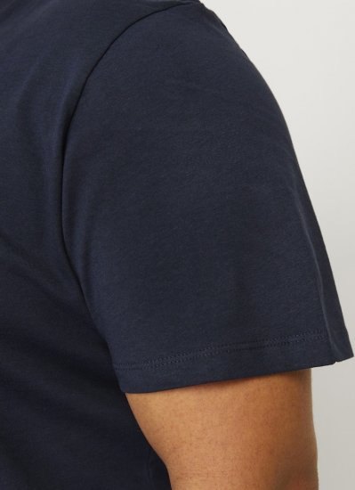 Jack & Jones CALEB VARSITY O-Neck T-Shirt Navy Blazer - T-krekli - T-krekli - 2XL-14XL