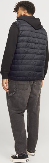 Jack & Jones SPRINT BODYWARMER With Collar Black - Jakas & Lietus apģērbs - Jakas - 2XL-12XL