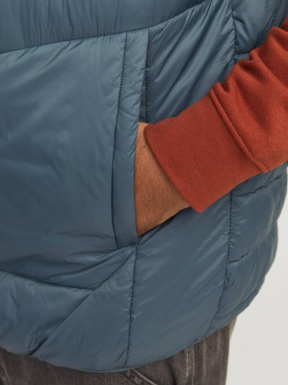 Jack & Jones SPRINT Black Blocking BODYWARMER With Collar Dark Turquoise - Jakas & Lietus apģērbs - Jakas - 2XL-12XL