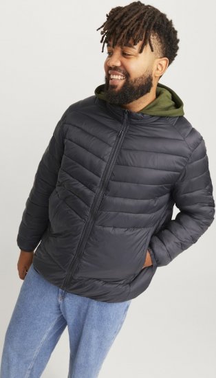 Jack & Jones SPRINT Quilted Collar Jacket Black - Jakas & Lietus apģērbs - Jakas - 2XL-12XL