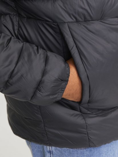 Jack & Jones SPRINT Quilted Collar Jacket Black - Jakas & Lietus apģērbs - Jakas - 2XL-12XL