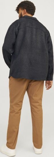 Jack & Jones BRADLEY OLLIE Overshirt LS Black - Krekli - Krekli - 2XL-8XL