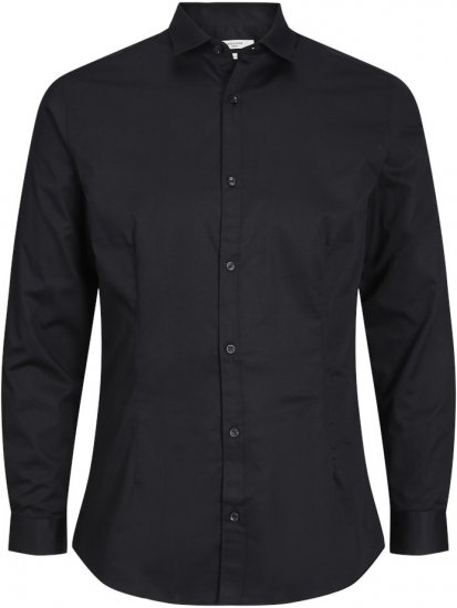 Jack & Jones ARMA LS Shirt Black - Krekli - Krekli - 2XL-8XL
