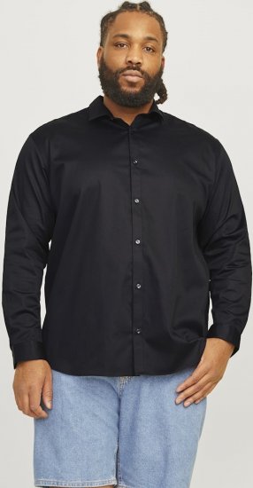 Jack & Jones ARMA LS Shirt Black - Krekli - Krekli - 2XL-8XL