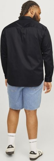Jack & Jones ARMA LS Shirt Black - Krekli - Krekli - 2XL-8XL