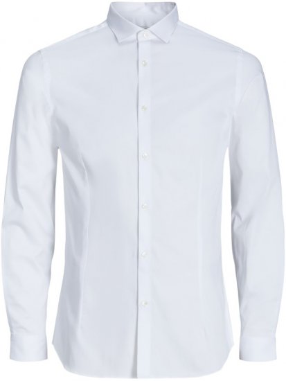 Jack & Jones ARMA LS Shirt White - Krekli - Krekli - 2XL-8XL