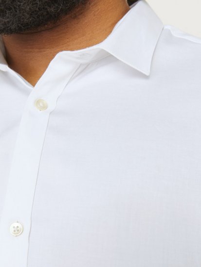 Jack & Jones ARMA LS Shirt White - Krekli - Krekli - 2XL-8XL