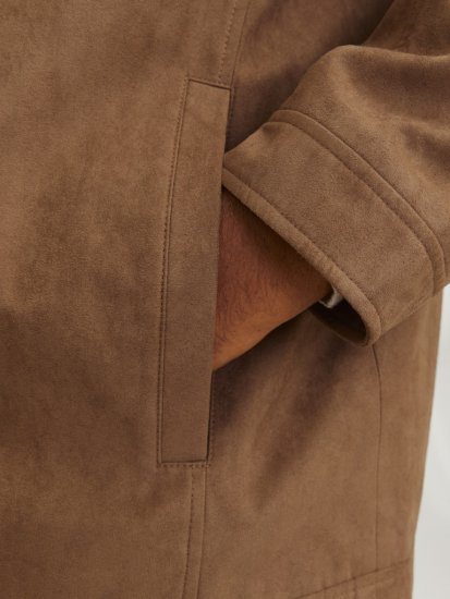 Jack & Jones DYLAN Clean Jacket Brown - Jakas & Lietus apģērbs - Jakas - 2XL-12XL