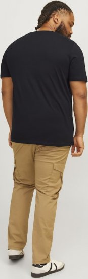 Jack & Jones CORP Logo Play 5 T-Shirt Black - T-krekli - T-krekli - 2XL-14XL