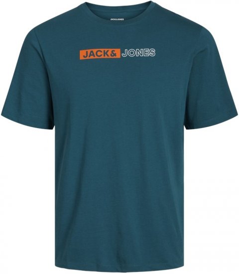 Jack & Jones CORP Logo Play 5 T-Shirt Deep Teal - T-krekli - T-krekli - 2XL-14XL