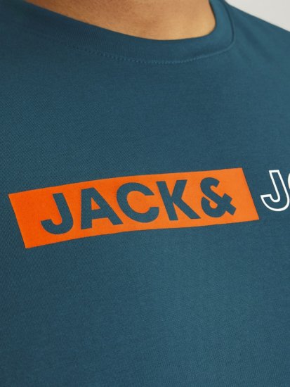 Jack & Jones CORP Logo Play 5 T-Shirt Deep Teal - T-krekli - T-krekli - 2XL-14XL