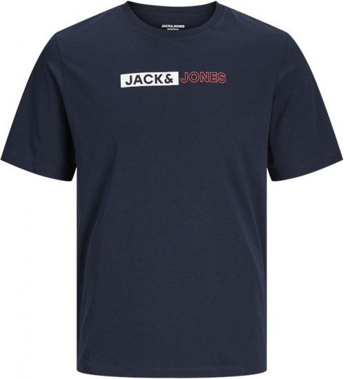 Jack & Jones CORP Logo Play 5 T-Shirt Navy Blazer - T-krekli - T-krekli - 2XL-14XL