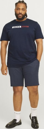 Jack & Jones CORP Logo Play 5 T-Shirt Navy Blazer - T-krekli - T-krekli - 2XL-14XL