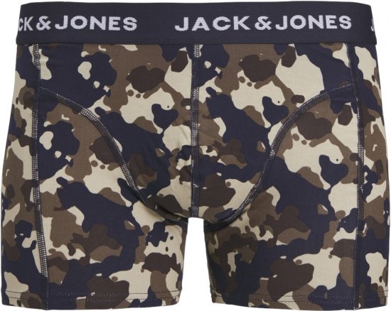 Jack & Jones JACCAMOFLAGE Trunks 3-Pack Navy Blazer - Apakšveļa un peldšorti - Apakšveļa - 2XL-8XL