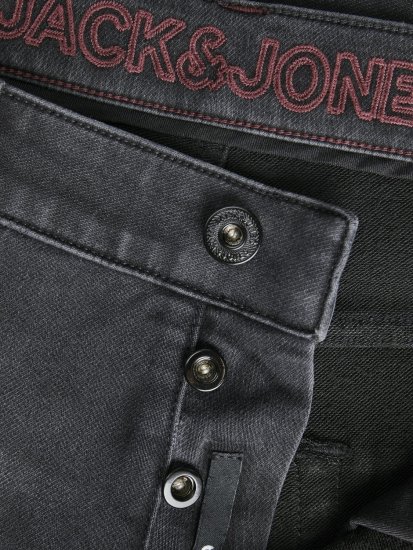 Jack & Jones JJIMIKE JJICON I.K. SQ 028 Jeans Black Denim - Džinsi un bikses - Džinsi un Bikses - W40-W70