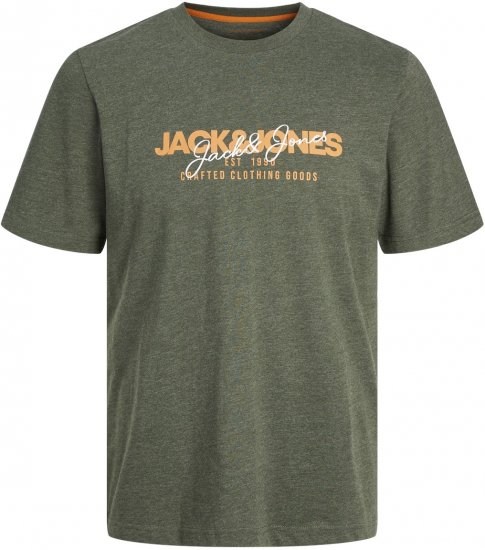 Jack & Jones JJALVIS T-shirt Kombu Green - T-krekli - T-krekli - 2XL-14XL