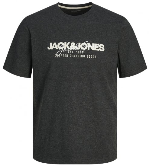 Jack & Jones JJALVIS T-Shirt Black - T-krekli - T-krekli - 2XL-14XL
