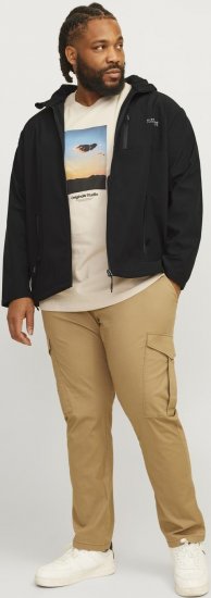 Jack & Jones JJTAYLOR Softshell Jacket Black - Jakas & Lietus apģērbs - Jakas - 2XL-12XL