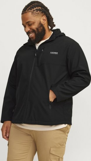 Jack & Jones JJTAYLOR Softshell Jacket Black - Jakas & Lietus apģērbs - Jakas - 2XL-12XL