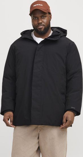 Jack & Jones KEEN Windproof Parka Black - Jakas & Lietus apģērbs - Jakas - 2XL-12XL