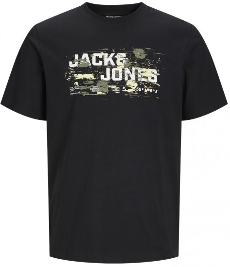 Jack & Jones JCOOUTDOOR LOGO T-Shirt Black - T-krekli - T-krekli - 2XL-14XL