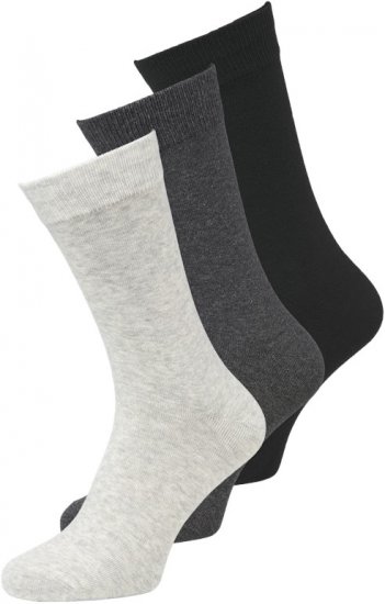 Jack & Jones RAFAEL Socks 3-Pack Grey - Apakšveļa un peldšorti - Apakšveļa - 2XL-8XL