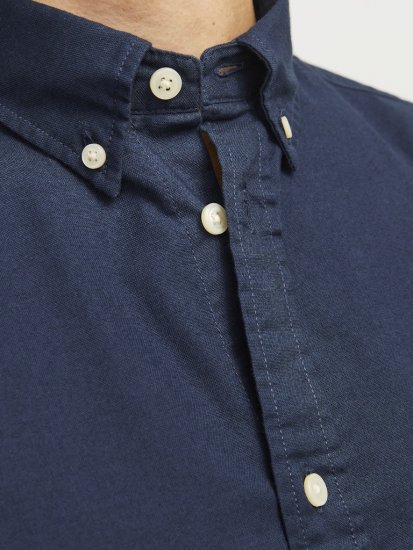 Jack & Jones Brook Oxford Long Sleeve Shirt Navy Blazer - Krekli - Krekli - 2XL-8XL