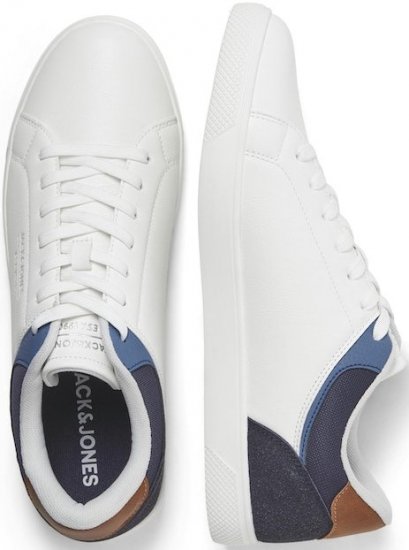 Jack & Jones Jordan Sneakers Bright White/NAVY BLAZER - Vīriešu apavi 40-52 - 