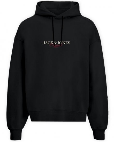 Jack & Jones Billyburg Sweatshirt Black - Džemperi un džemperi ar kapuci - Džemperi - 2XL-14XL