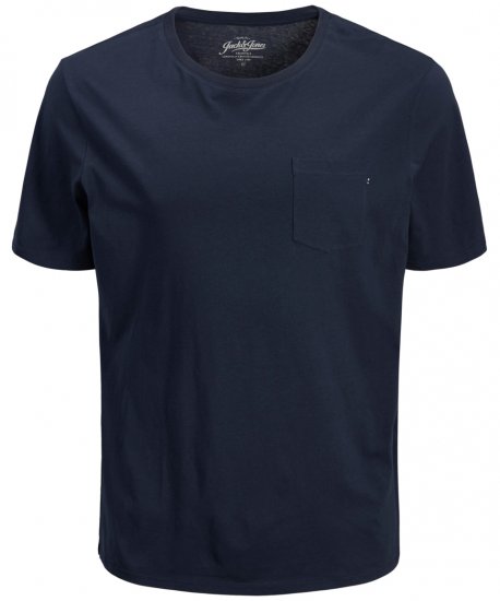 Jack & Jones JJEPOCKET Tee Navy - T-krekli - T-krekli - 2XL-14XL