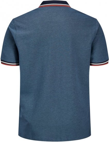 Jack & Jones PAULOS Short Sleeve Polo Denim Blue/PS - Polo krekli - Polo krekli - 2XL-8XL