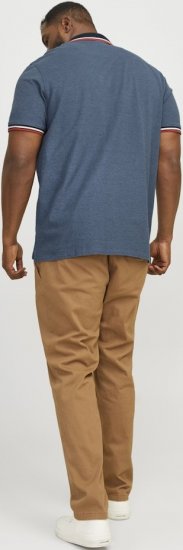 Jack & Jones PAULOS Short Sleeve Polo Denim Blue/PS - Polo krekli - Polo krekli - 2XL-8XL