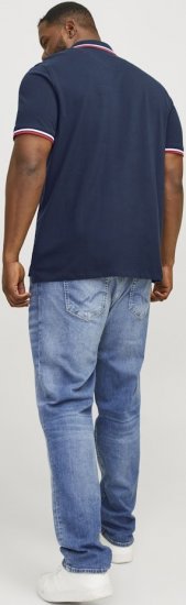 Jack & Jones PAULOS Short Sleeve Polo Navy Blazer - Polo krekli - Polo krekli - 2XL-8XL