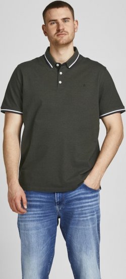 Jack & Jones PAULOS Short Sleeve Polo Green/PLAY 1 - Polo krekli - Polo krekli - 2XL-8XL
