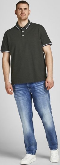 Jack & Jones PAULOS Short Sleeve Polo Green/PLAY 1 - Polo krekli - Polo krekli - 2XL-8XL