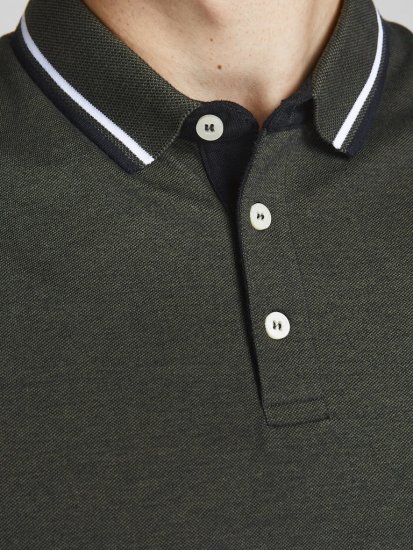 Jack & Jones PAULOS Short Sleeve Polo Green/PLAY 1 - Polo krekli - Polo krekli - 2XL-8XL