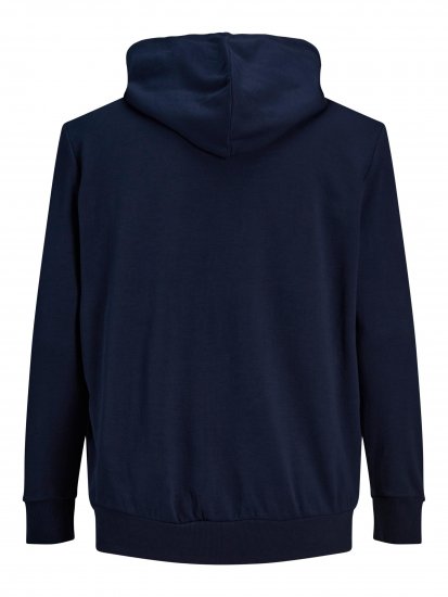 Jack & Jones Basic Sweat Zip Hood Navy Blazer - Džemperi un džemperi ar kapuci - Džemperi - 2XL-14XL
