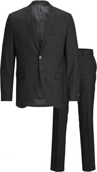 Jack & Jones FRANCO Suit Black - Uzvalki un žaketes - Liela izmēra uzvalki un bleizeri