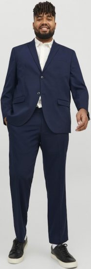 Jack & Jones FRANCO Suit Dark Navy - Uzvalki un žaketes - Liela izmēra uzvalki un bleizeri