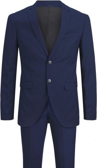 Jack & Jones FRANCO Suit Medieval Blue - Uzvalki un žaketes - Liela izmēra uzvalki un bleizeri