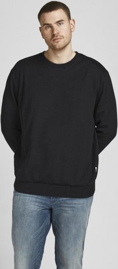 Jack & Jones Basic Sweatshirt Black - Džemperi un džemperi ar kapuci - Džemperi - 2XL-14XL