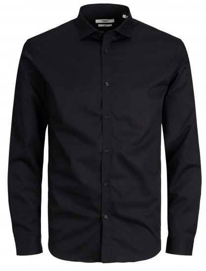 Jack & Jones CARDIFF Dress Shirt Black - Krekli - Krekli - 2XL-8XL